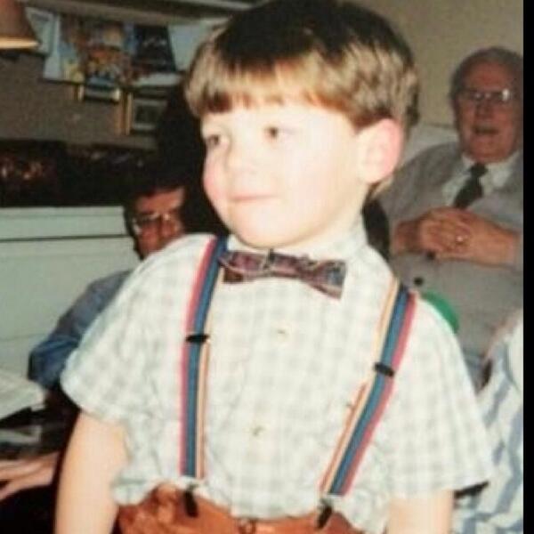 Celebrities wearing suspenders, featuring Louis Tomlinson with Suspenders as a baby